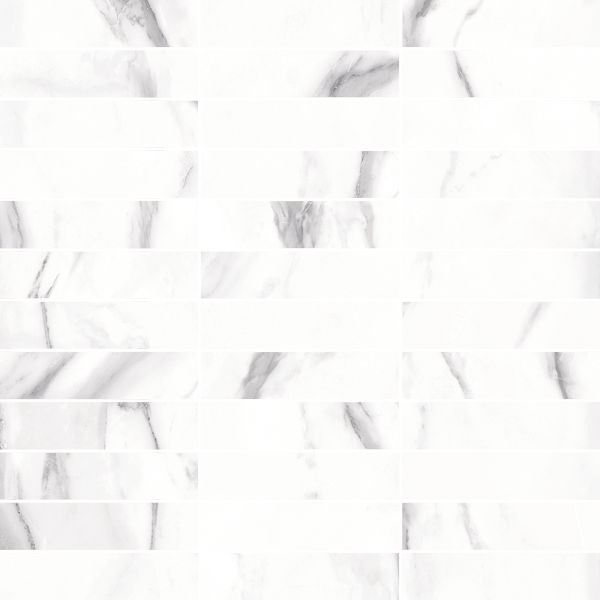 Mosaico Rectangular Halia Blanco