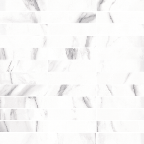 Mosaico Rectangular Halia Blanco